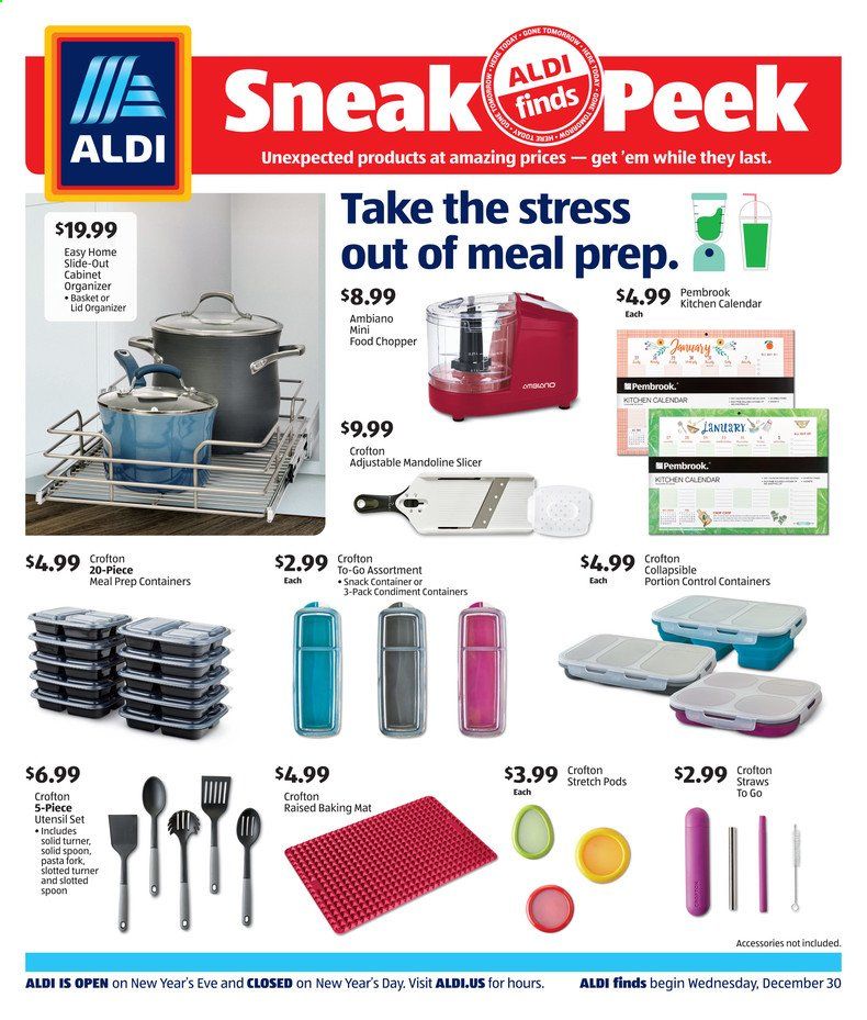 ALDI (CA) Weekly Ad Flyer December 30 to January 5