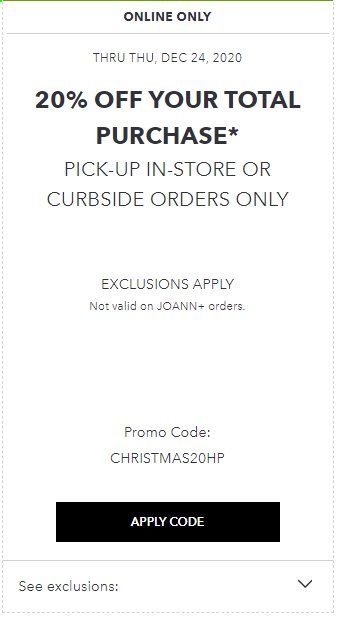 JOANN Weekly Ad Flyer December 24 to December 24
