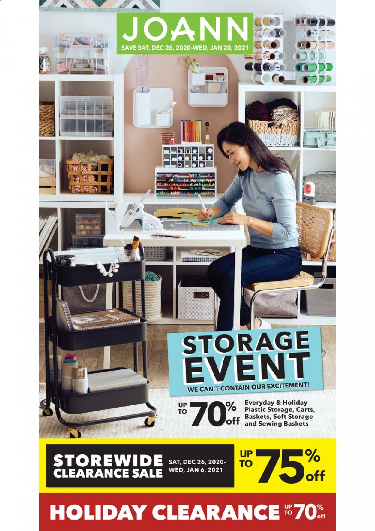 JOANN Weekly Ad Flyer December 26 to January 20