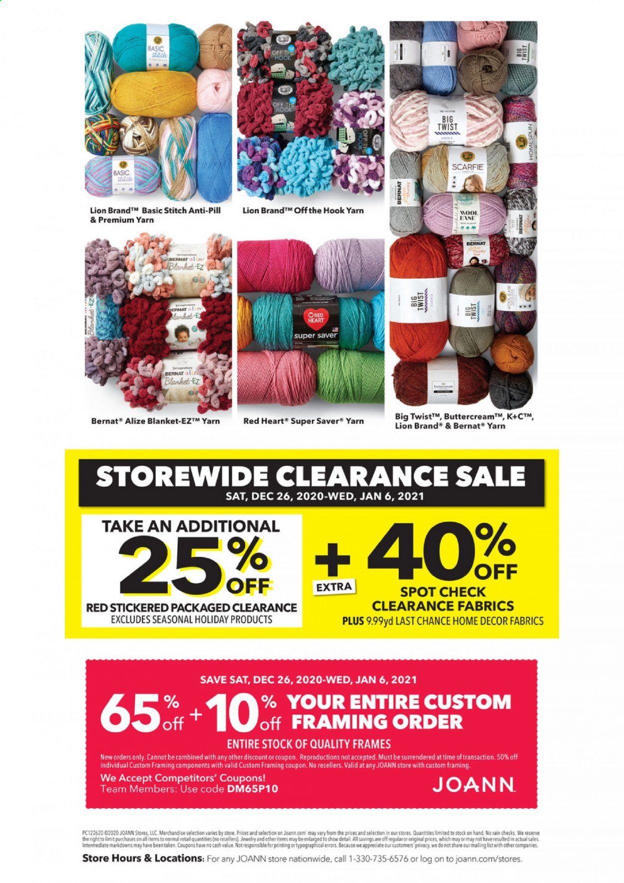 JOANN Weekly Ad Flyer December 26 to January 20