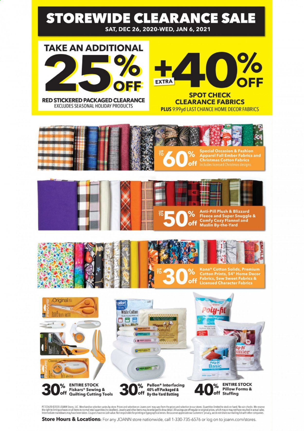 JOANN Weekly Ad Flyer December 26 to January 20