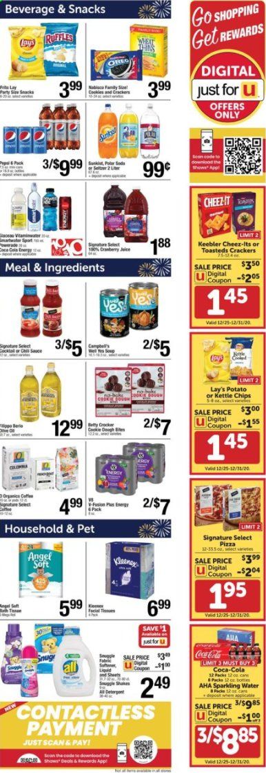 Shaw’s (MA, ME, NH, RI, VT) Weekly Ad Flyer December 25 to December 31