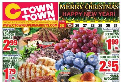 C-Town Weekly Ad Flyer December 25 to December 31