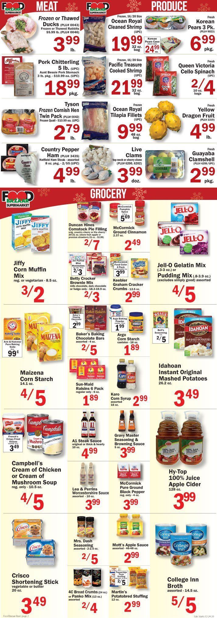 Food Bazaar (CT, NJ, NY) Weekly Ad Flyer December 24 to December 31