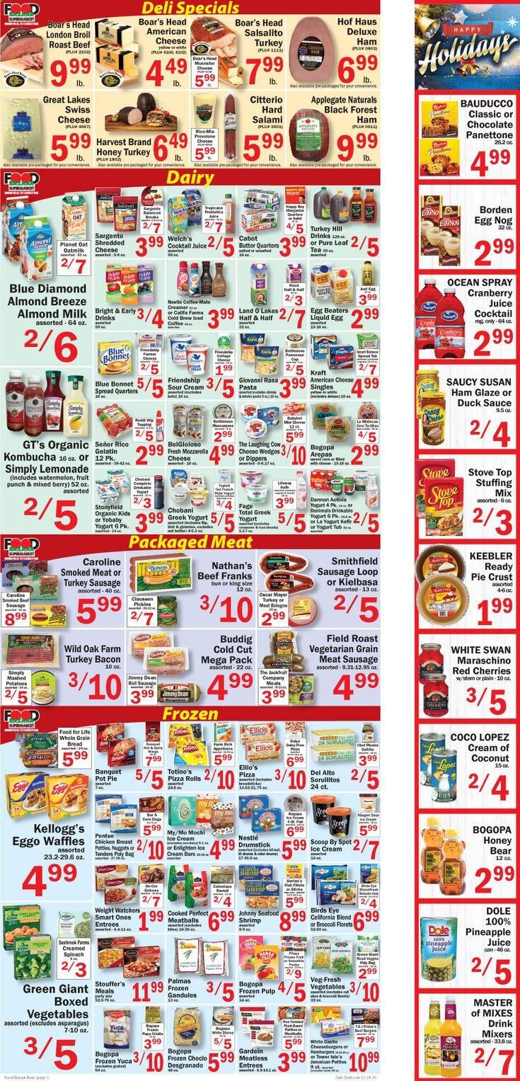 Food Bazaar (CT, NJ, NY) Weekly Ad Flyer December 24 to December 31