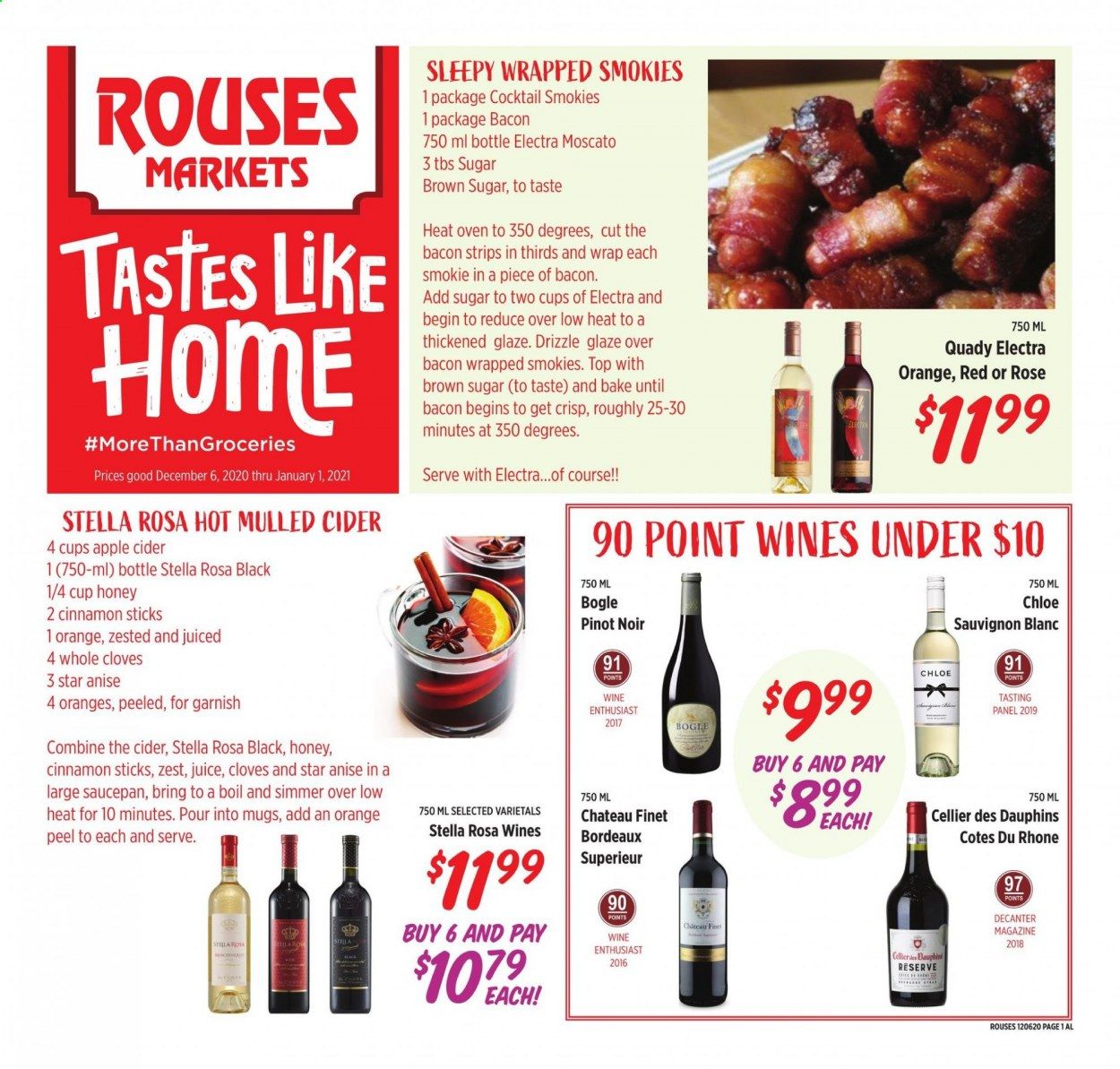 Rouses Markets (AL, LA, MS) Weekly Ad Flyer December 6 to January 1