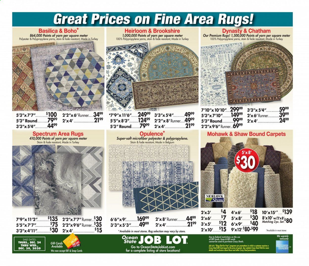 Ocean State Job Lot Weekly Ad Flyer December 24 to December 30