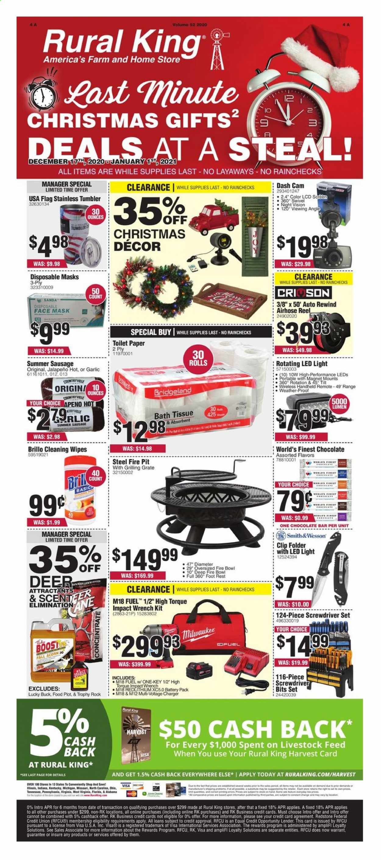 Rural King Weekly Ad Flyer December 17 to January 1