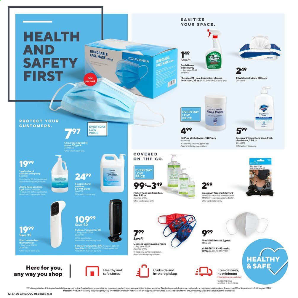 Staples Weekly Ad Flyer December 27 to January 2