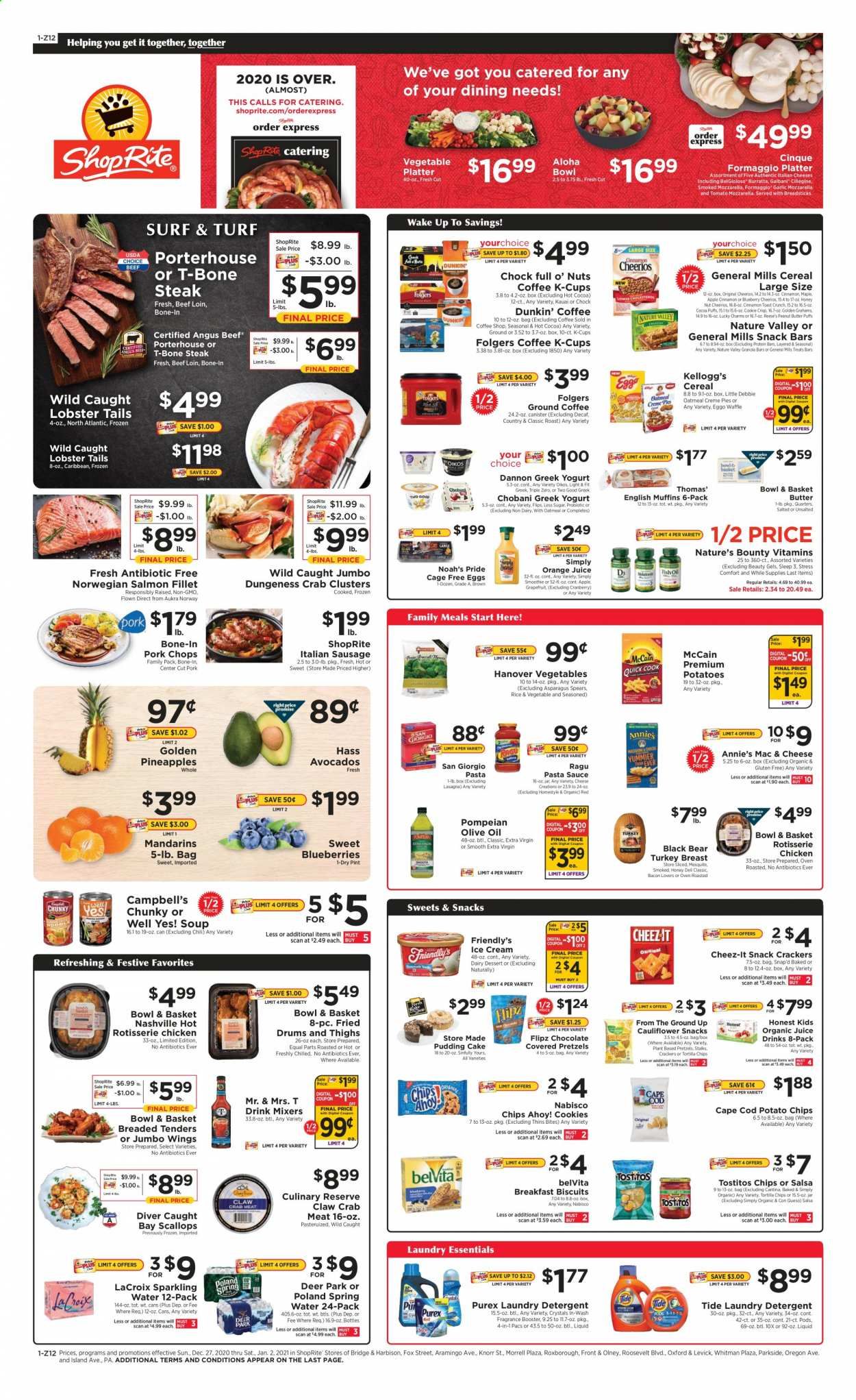 ShopRite (CT, DE, MD, NJ, NY, PA) Weekly Ad Flyer December 27 to January 2
