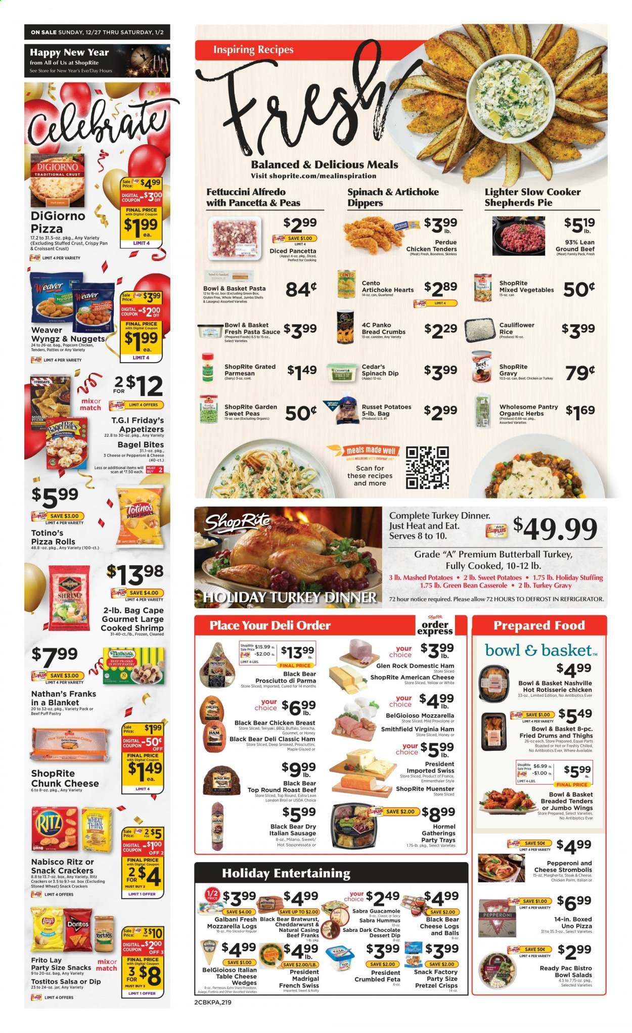 ShopRite (CT, DE, MD, NJ, NY, PA) Weekly Ad Flyer December 27 to January 2