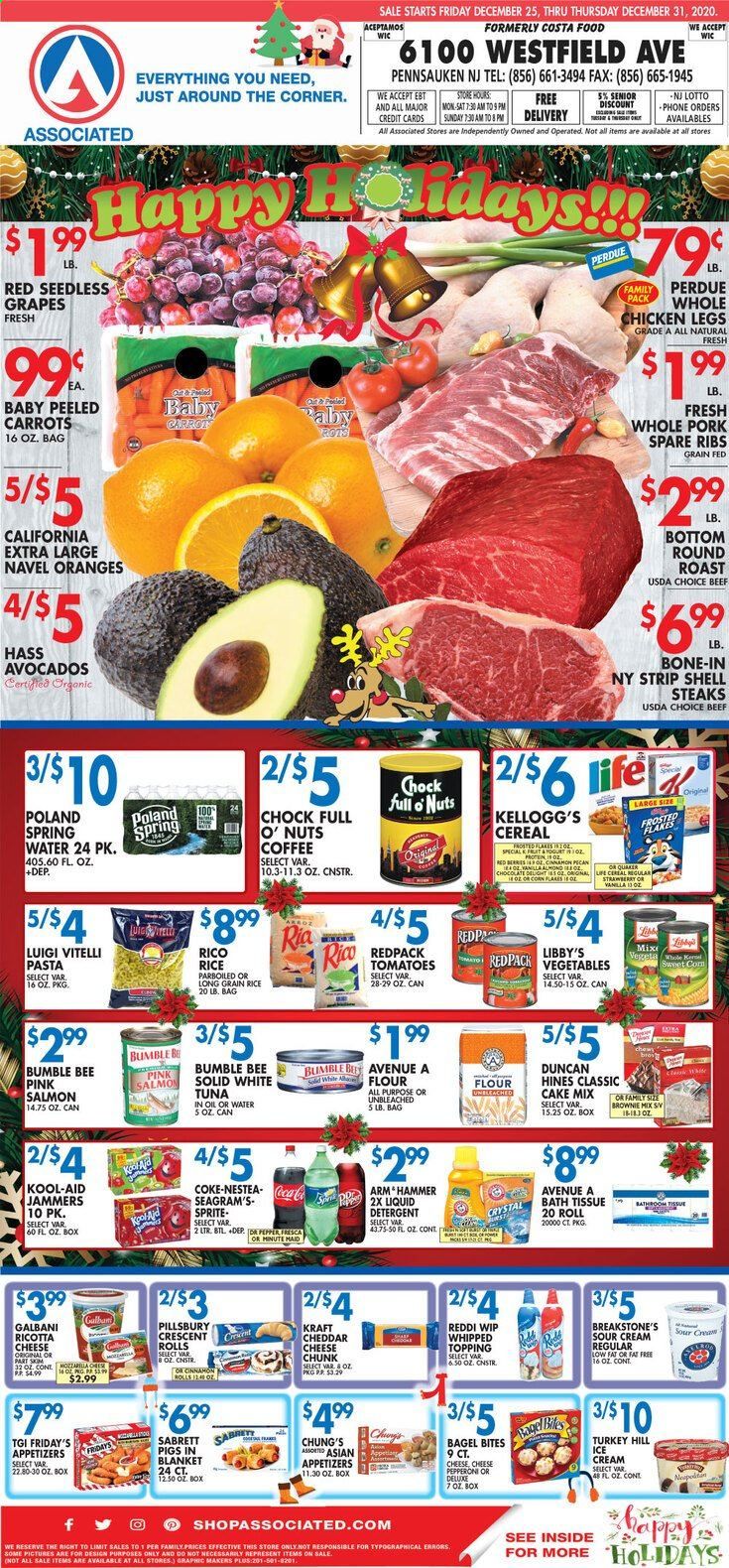 Associated Supermarkets Weekly Ad Flyer December 25 to December 31