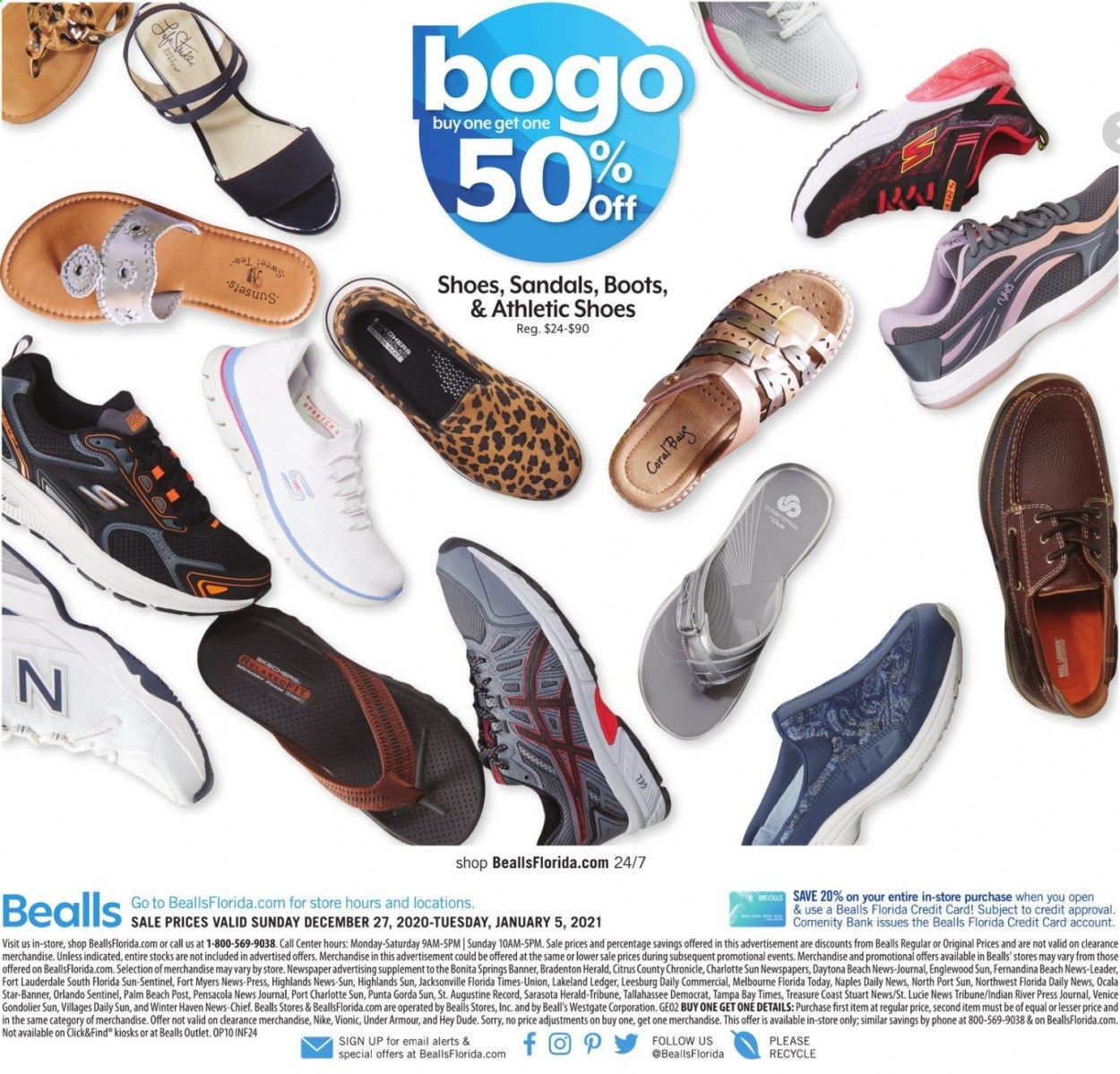 Bealls Florida Weekly Ad Flyer December 25 to January 5