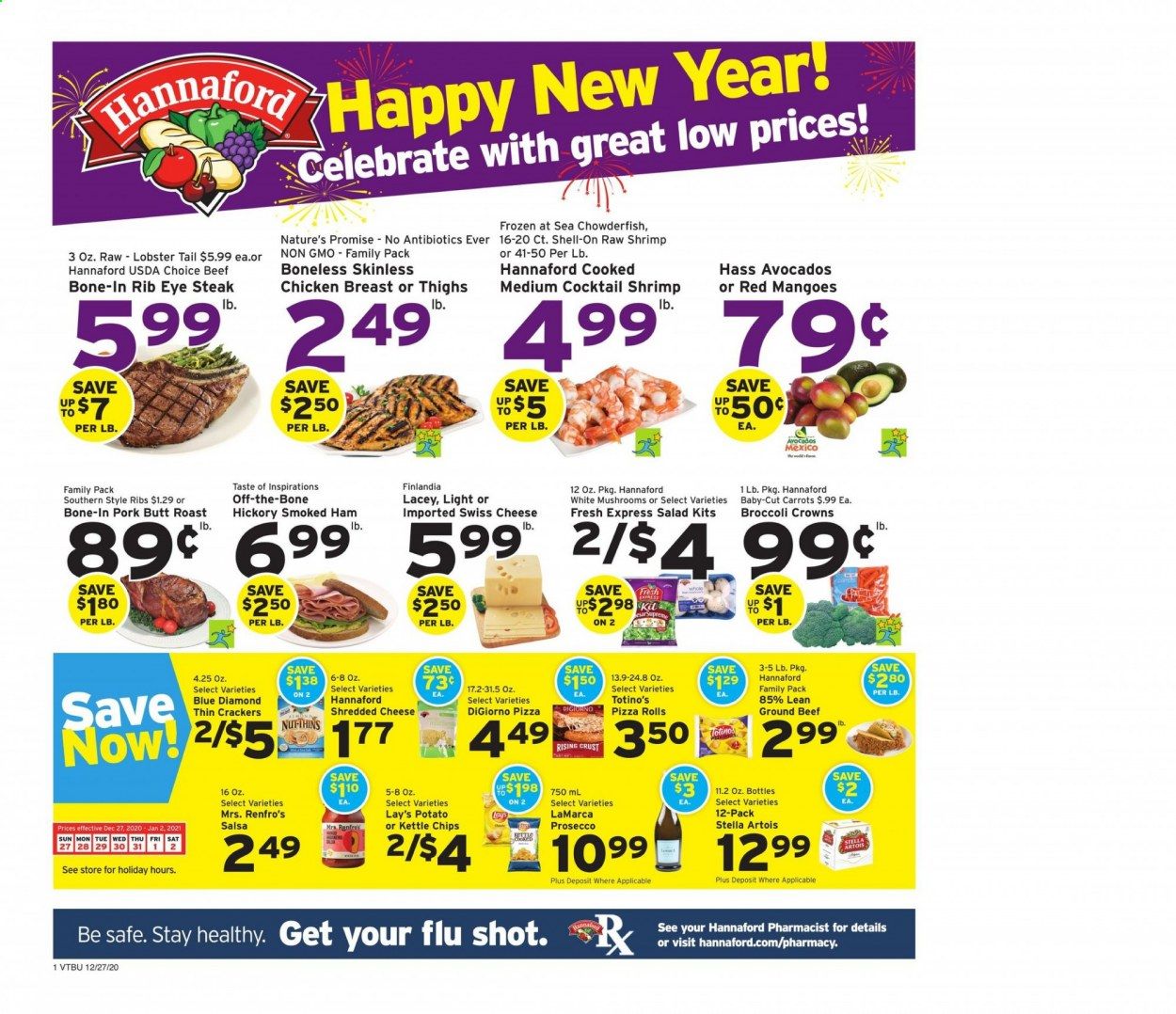 Hannaford (VT) Weekly Ad Flyer December 27 to January 2