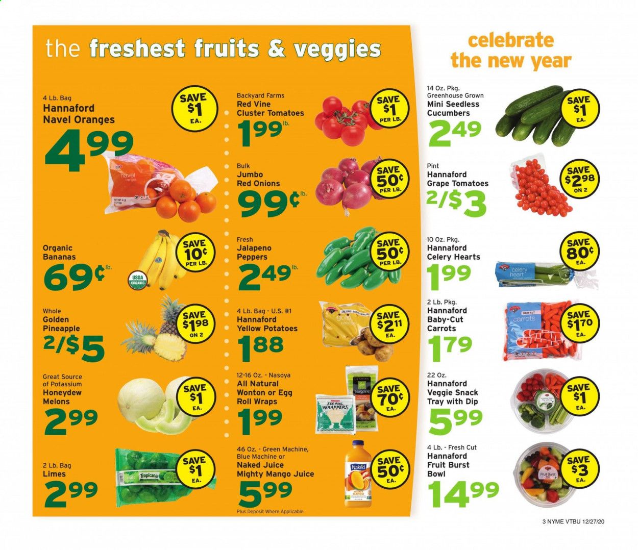 Hannaford (VT) Weekly Ad Flyer December 27 to January 2