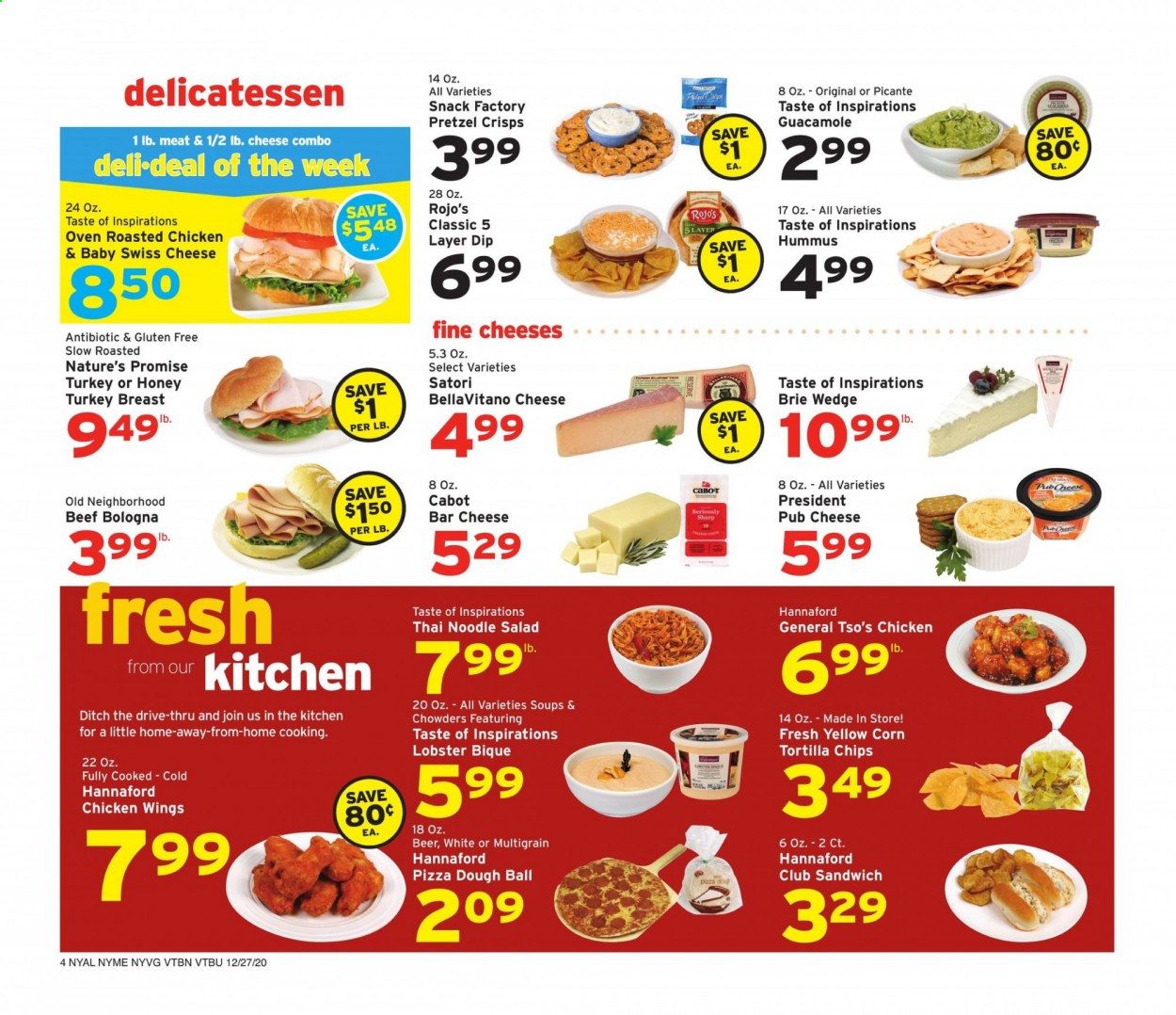 Hannaford (VT) Weekly Ad Flyer December 27 to January 2