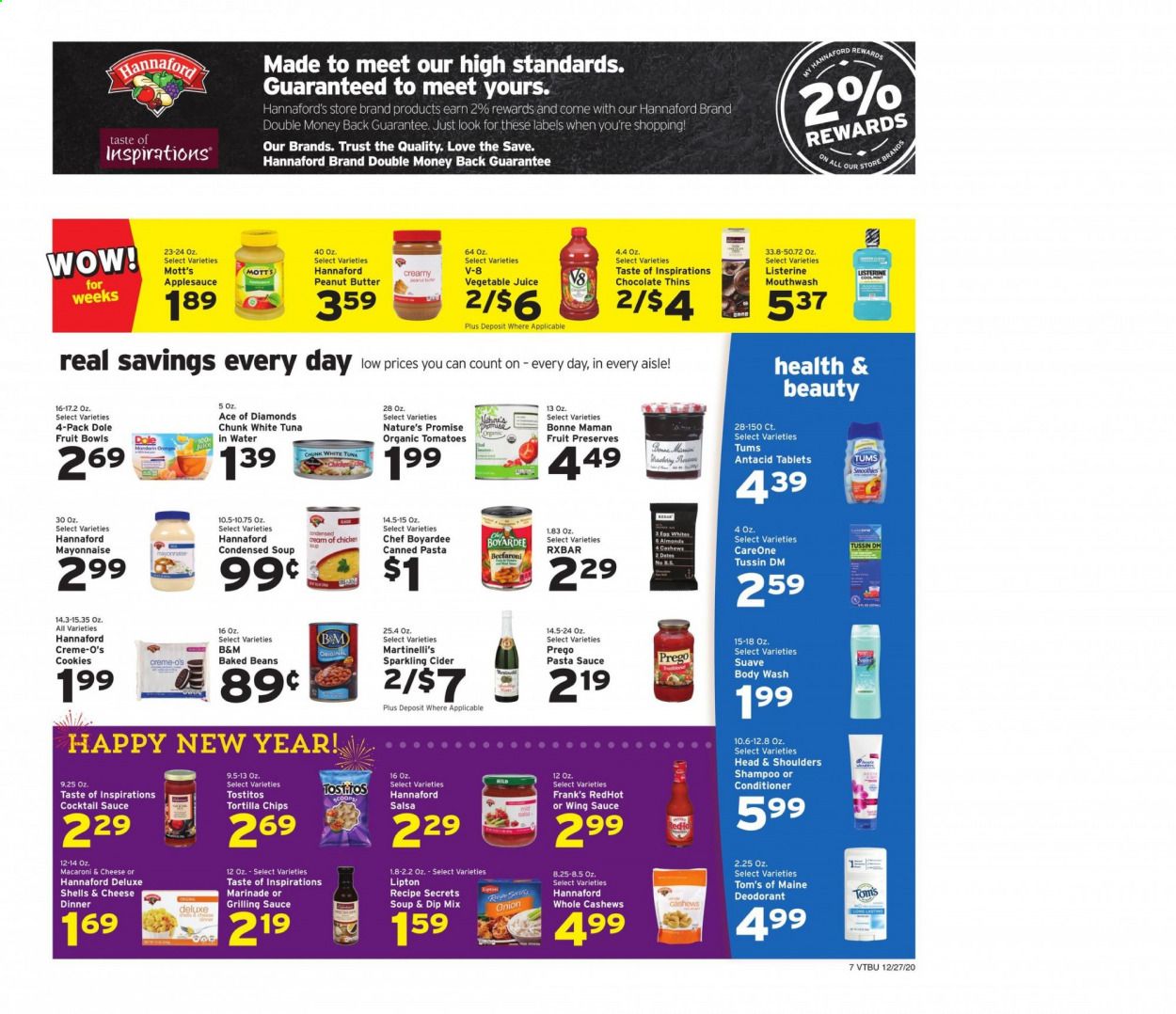 Hannaford (VT) Weekly Ad Flyer December 27 to January 2