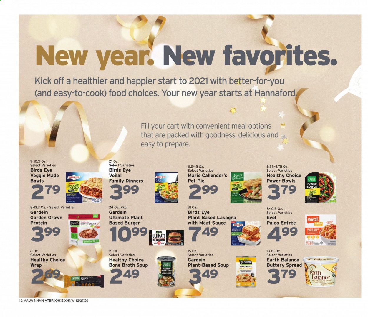 Hannaford (NH) Weekly Ad Flyer December 27 to January 2