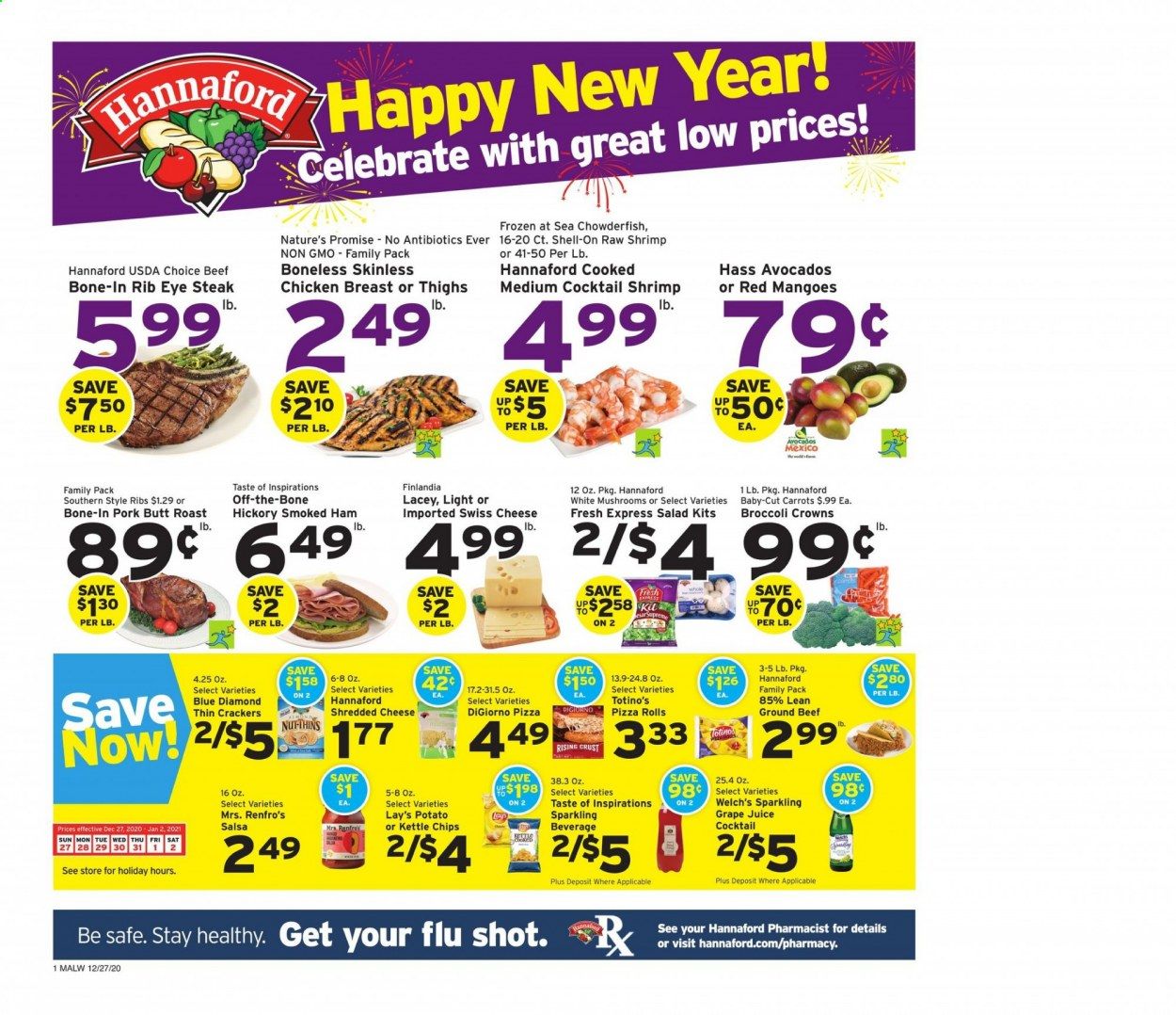 Hannaford (MA) Weekly Ad Flyer December 27 to January 2