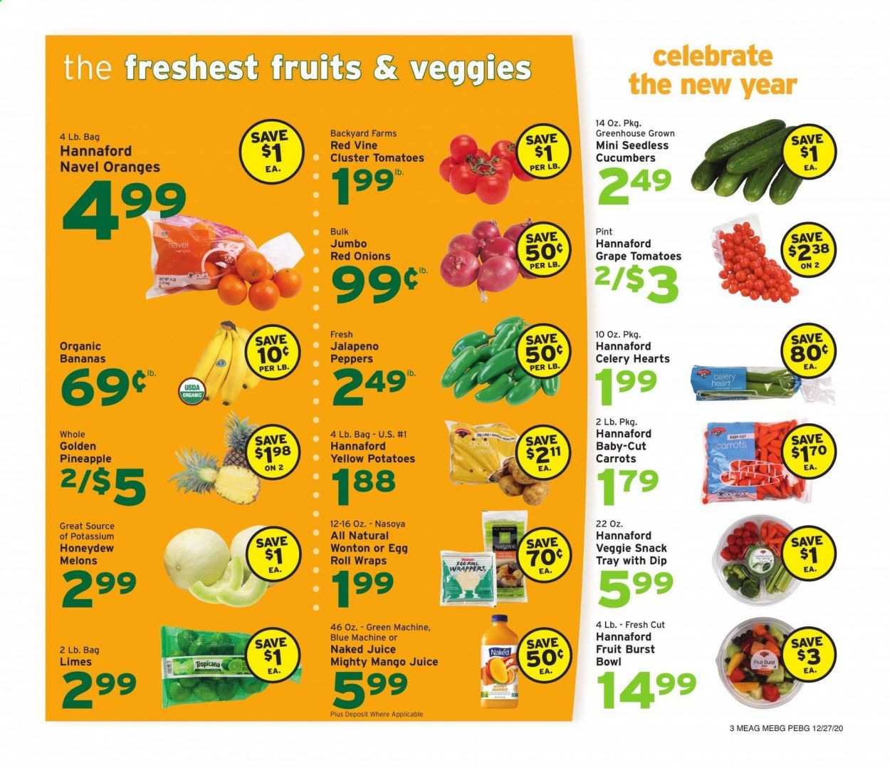 Hannaford (ME) Weekly Ad Flyer December 27 to January 2