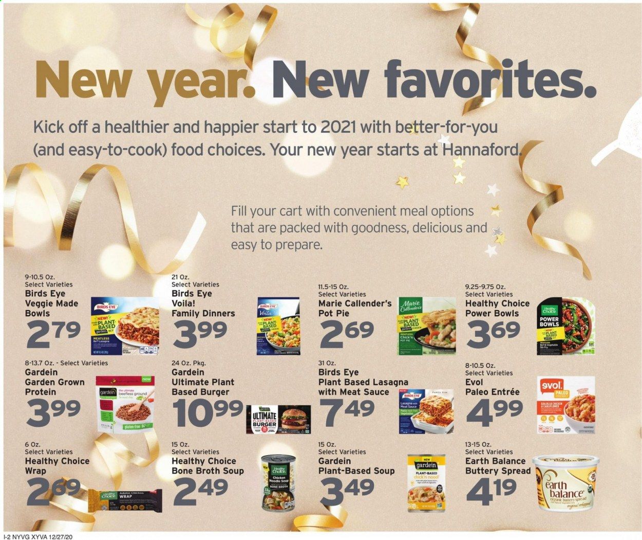 Hannaford (NY) Weekly Ad Flyer December 27 to January 2