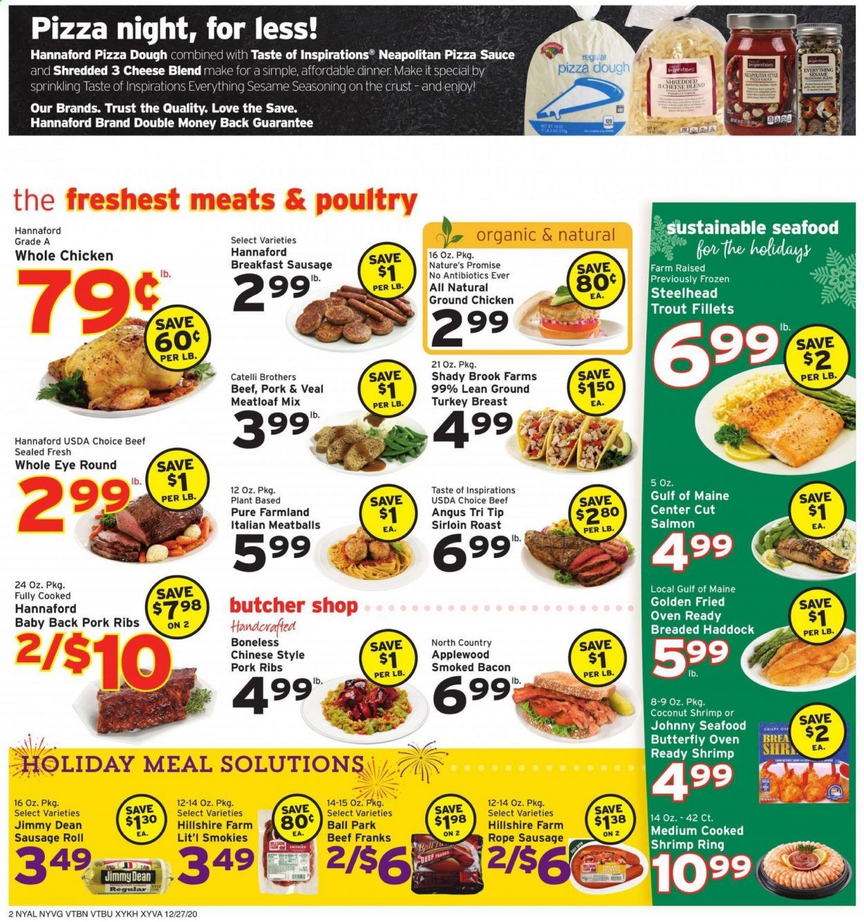 Hannaford (NY) Weekly Ad Flyer December 27 to January 2
