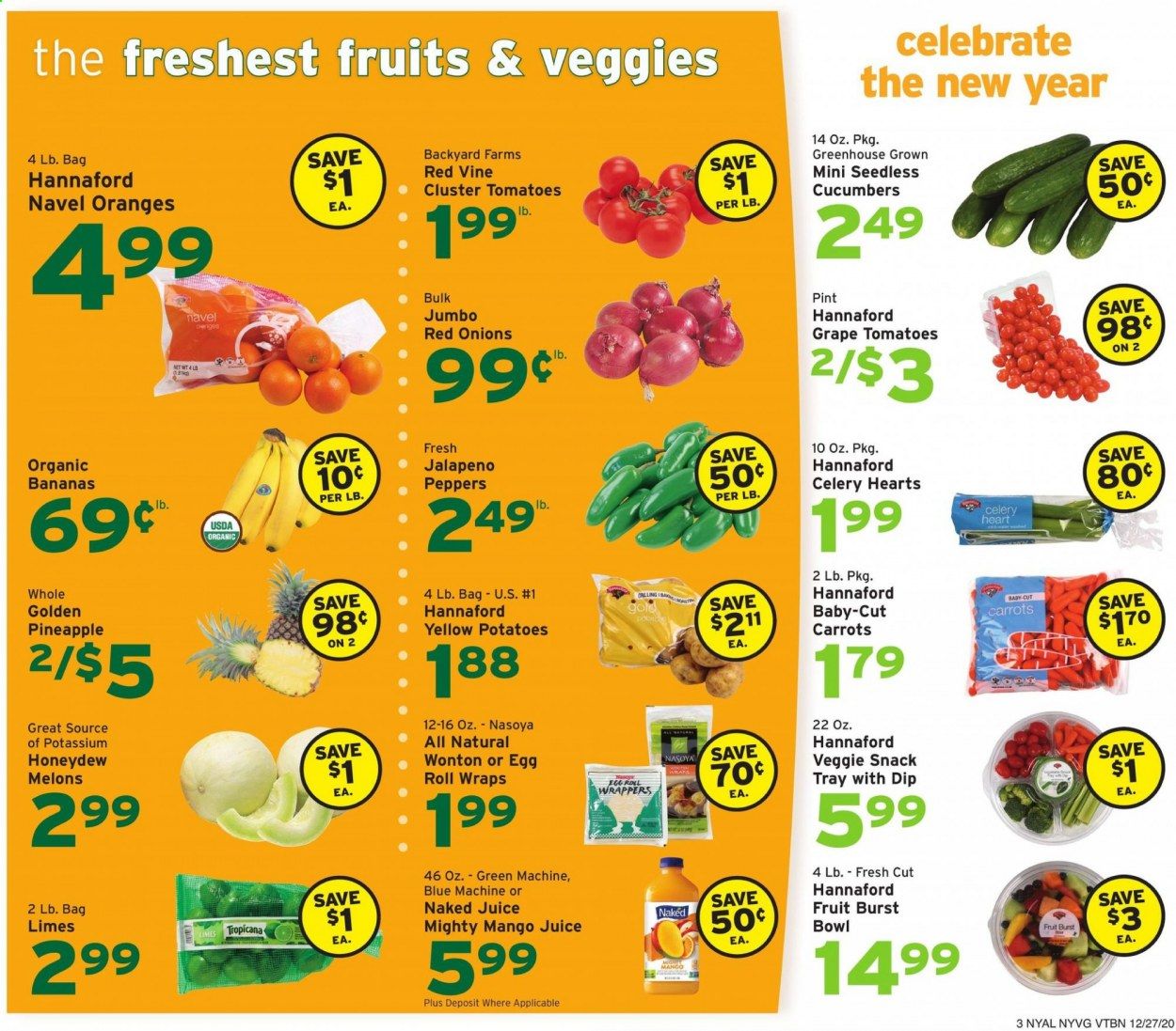 Hannaford (NY) Weekly Ad Flyer December 27 to January 2
