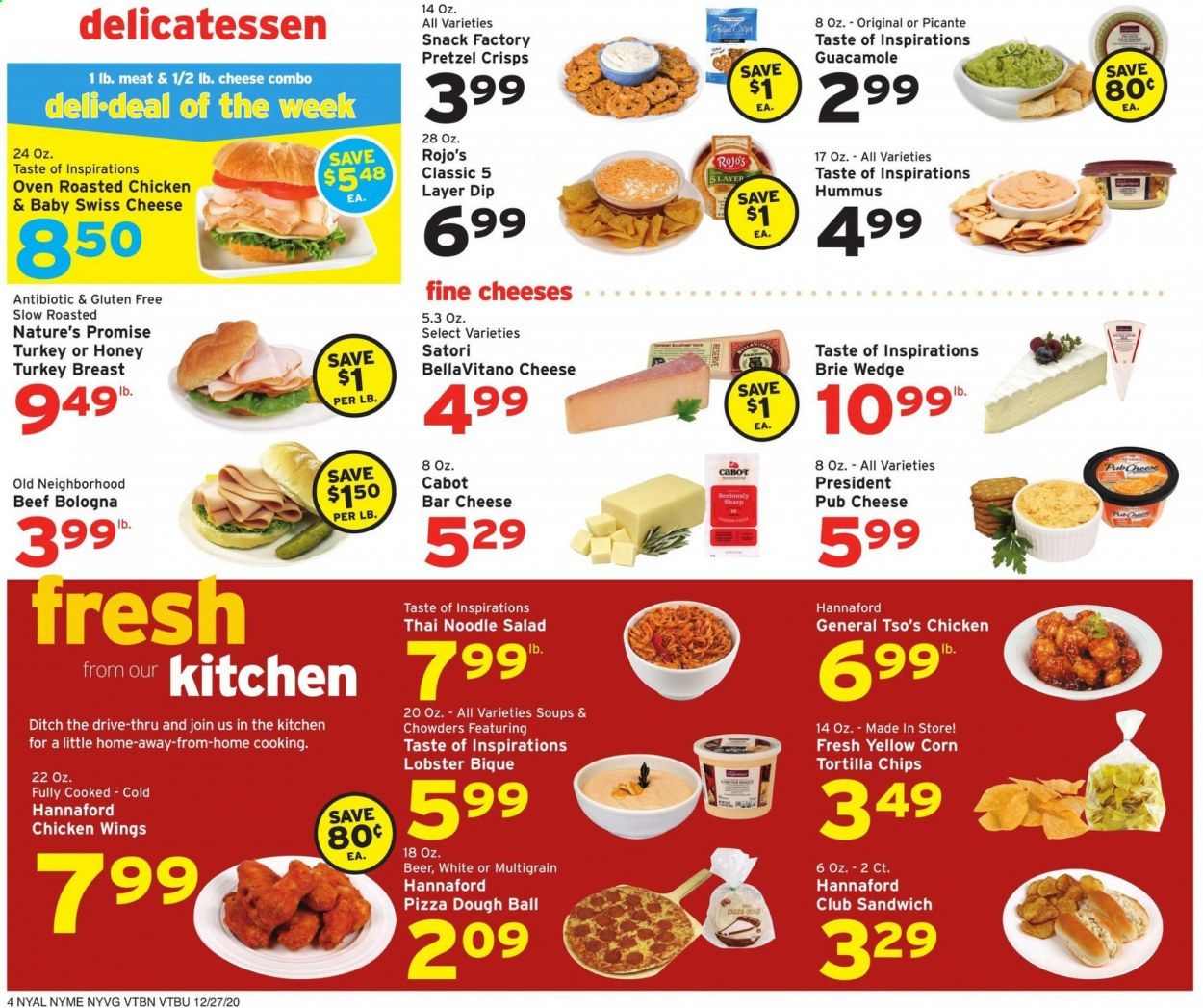 Hannaford (NY) Weekly Ad Flyer December 27 to January 2