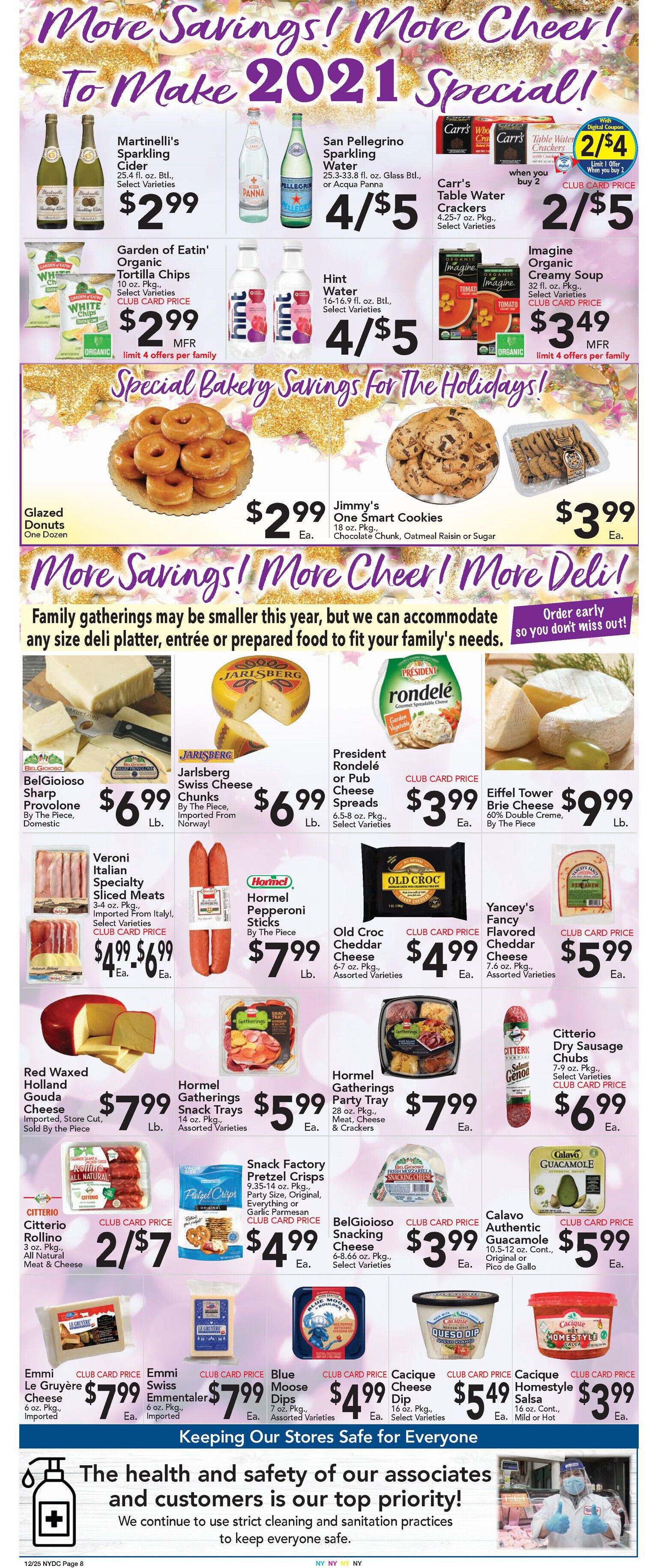 Brooklyn Harvest Market Holiday Weekly Ad Flyer December 25 to December 31, 2020