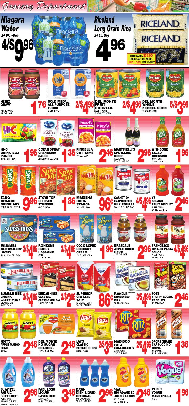 Extra Supermarket Holiday Weekly Ad Flyer December 25 to December 31, 2020