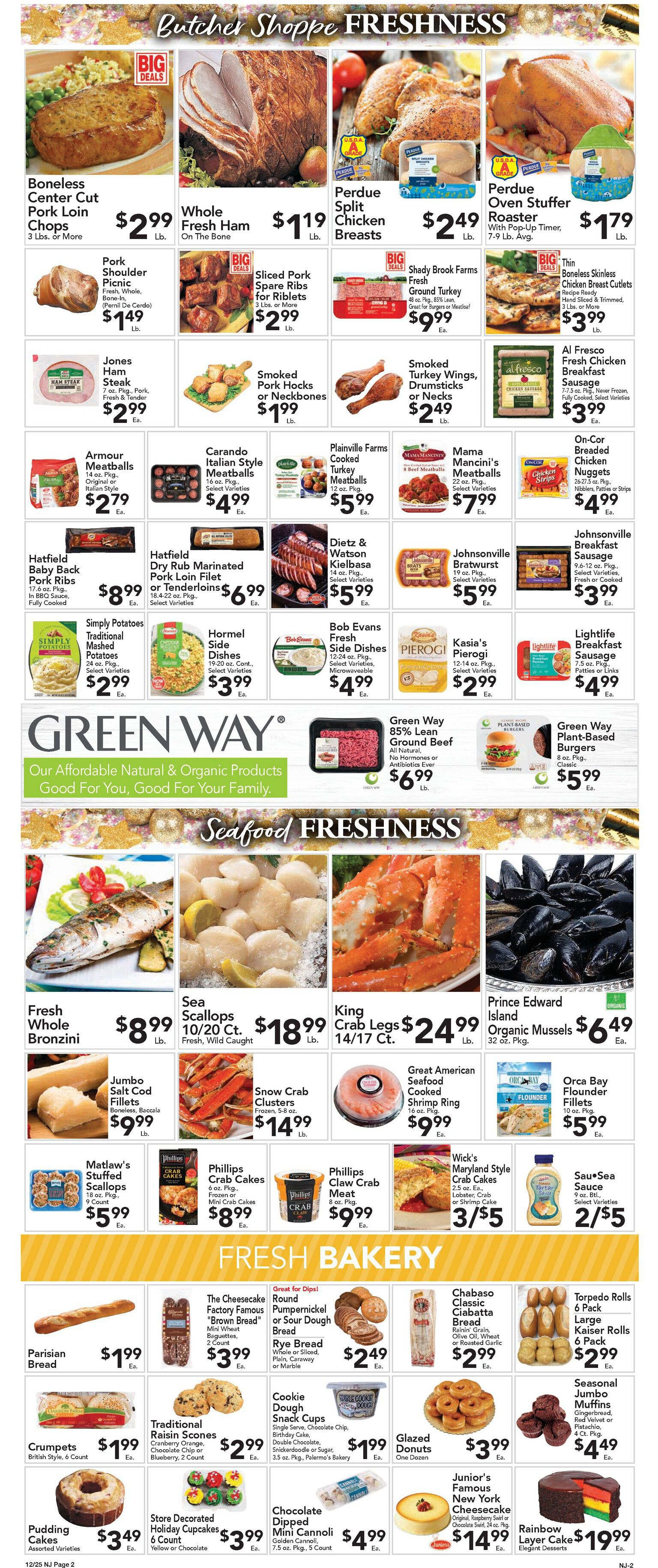 Foodtown Holiday Weekly Ad Flyer December 25 to December 31, 2020