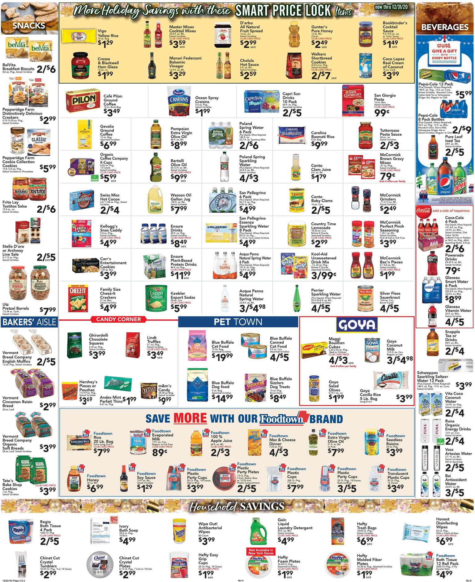 Foodtown Holiday Weekly Ad Flyer December 25 to December 31, 2020