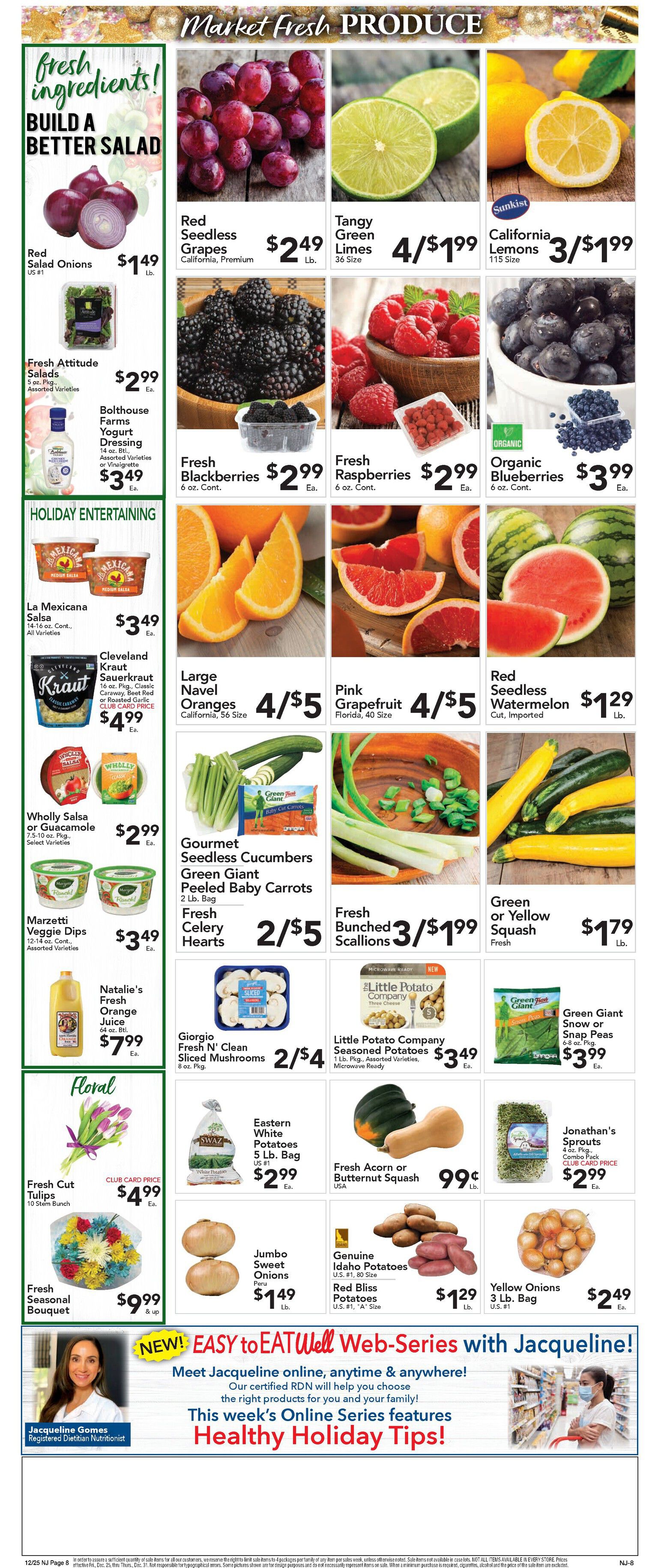 Foodtown Holiday Weekly Ad Flyer December 25 to December 31, 2020