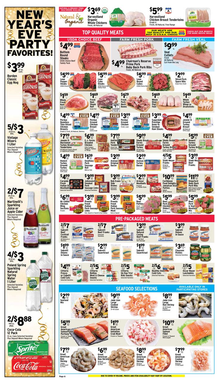Lincoln Market Holiday Weekly Ad Flyer December 25 to December 31, 2020
