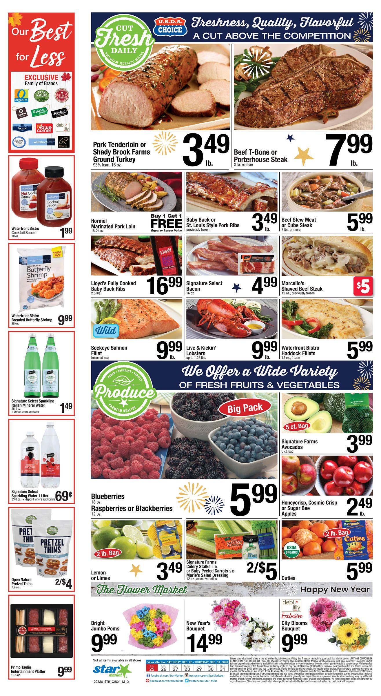 Star Market Holiday Weekly Ad Flyer December 25 to December 31, 2020