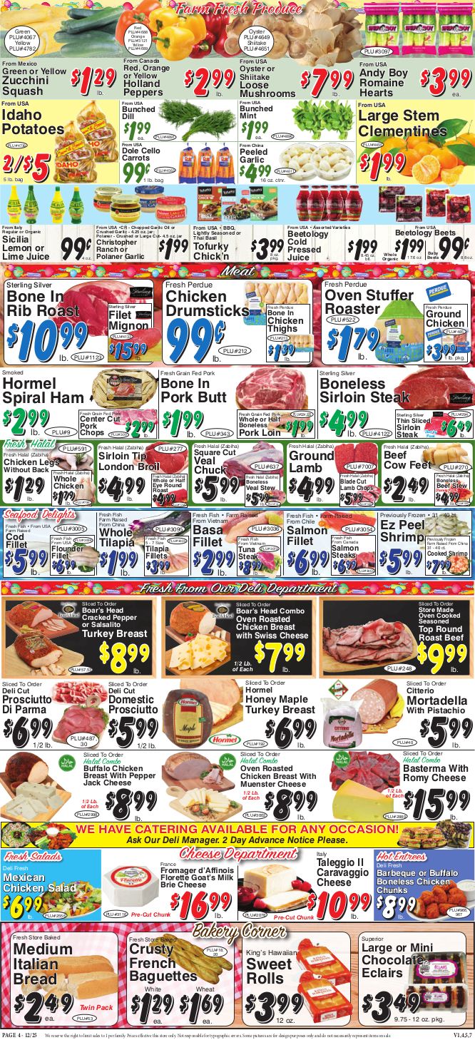 Trade Fair Supermarket Holiday Weekly Ad Flyer December 25 to December 31, 2020