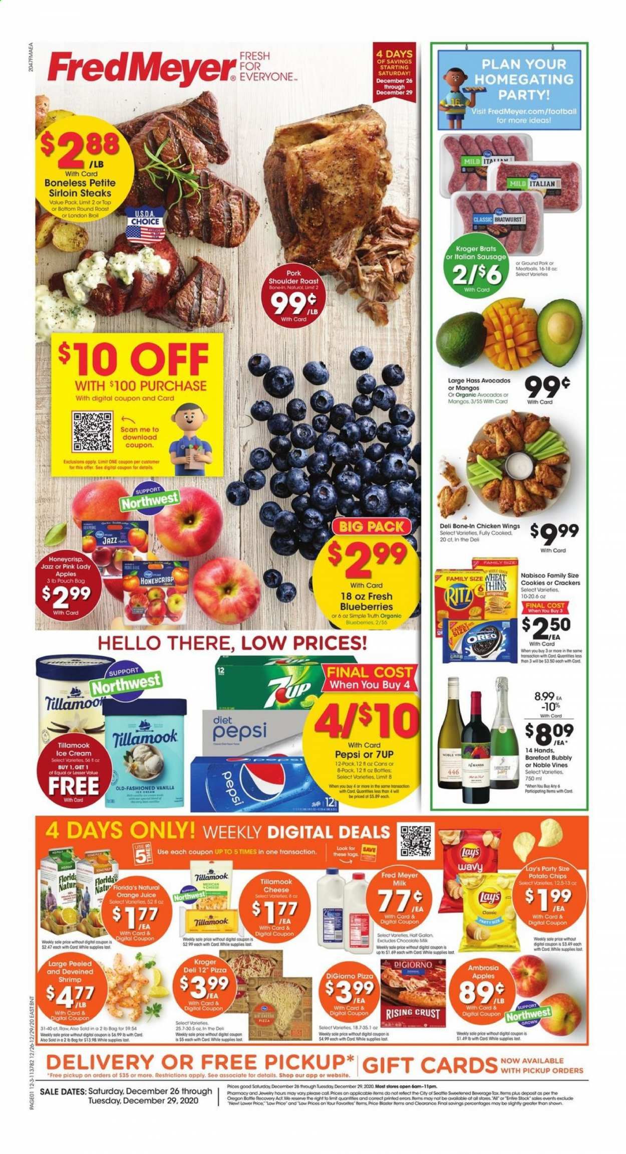 Fred Meyer (DC, DE, NJ, NY, PA, VA) Weekly Ad Flyer December 26 to December 29