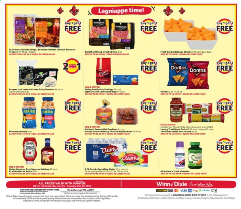 Winn Dixie (AL, FL, GA, LA, MS) Weekly Ad Flyer December 26 to December 29