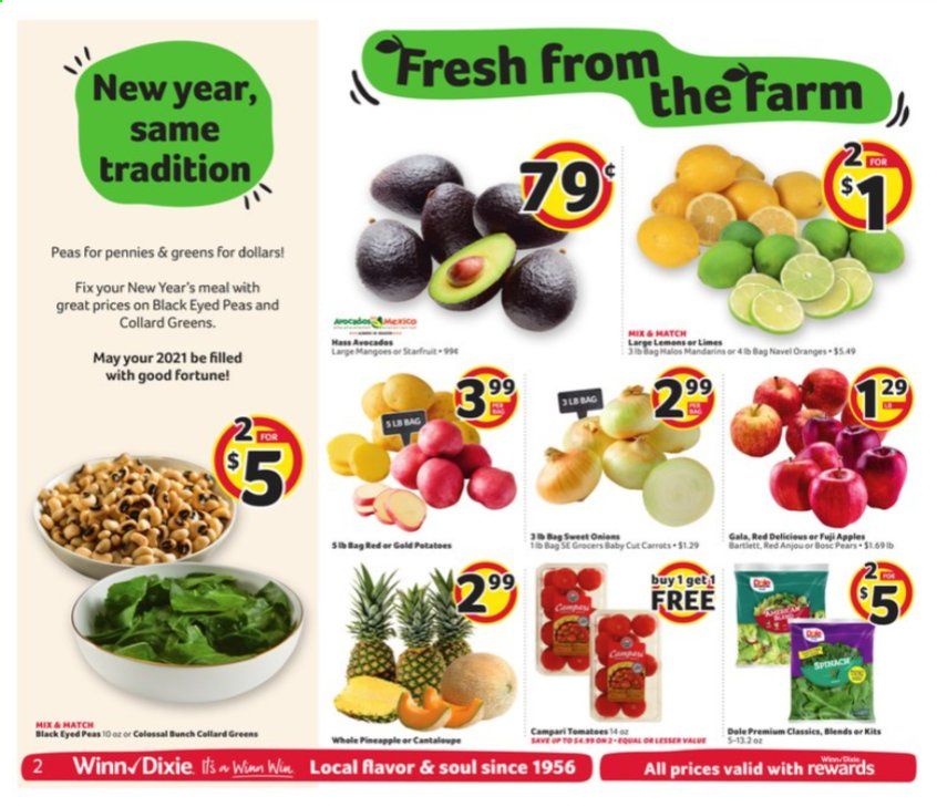 Winn Dixie (AL, FL, GA, LA, MS) Weekly Ad Flyer December 26 to December 29