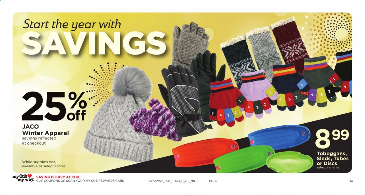 Cub Foods Weekly Ad Flyer December 27 to January 9