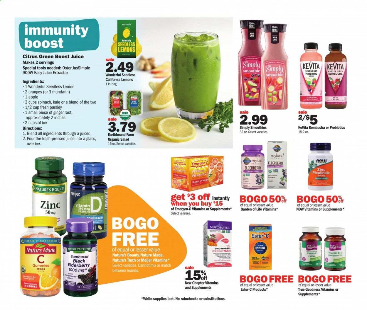 Meijer (IL, IN, KY, MI, OH, WI) Weekly Ad Flyer December 27 to January 9