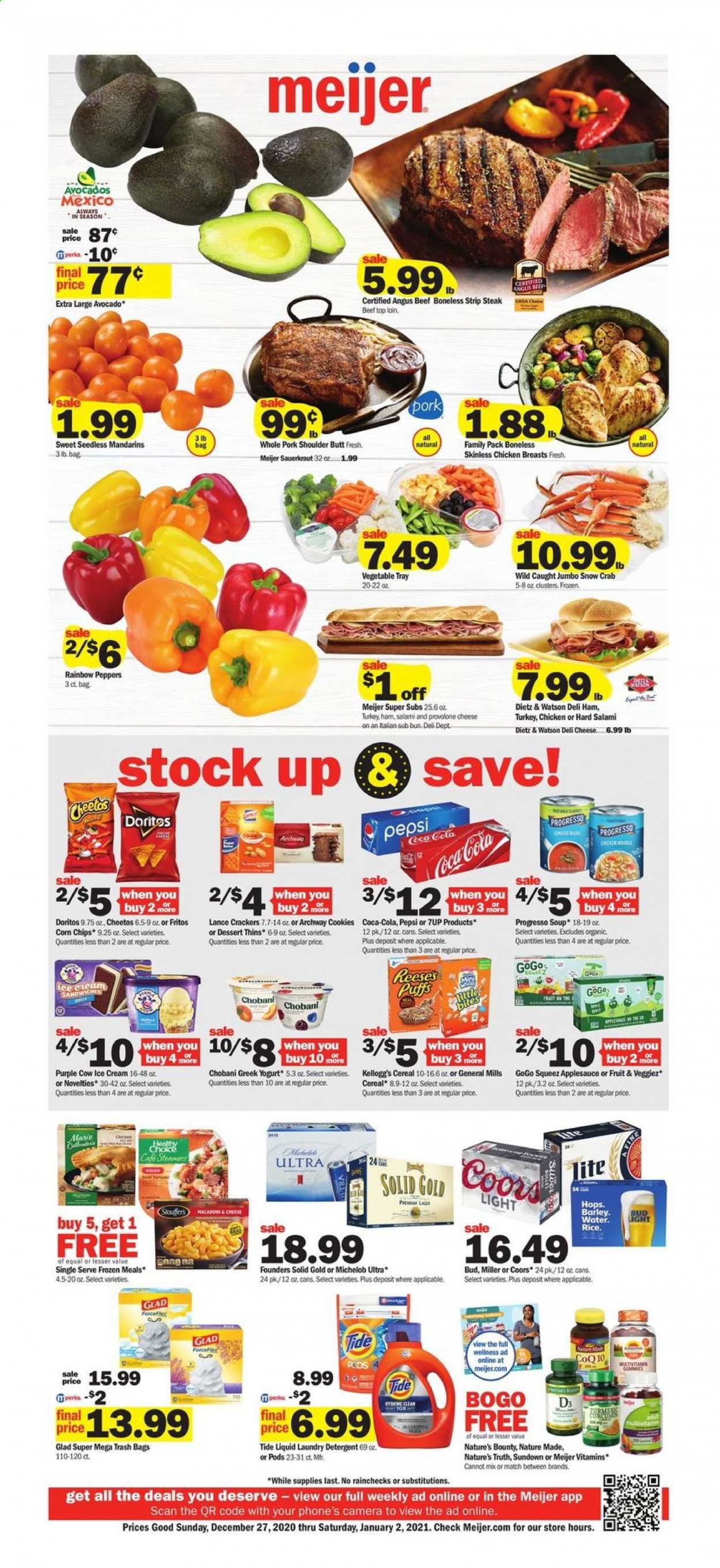 Meijer (MI) Weekly Ad Flyer December 27 to January 2