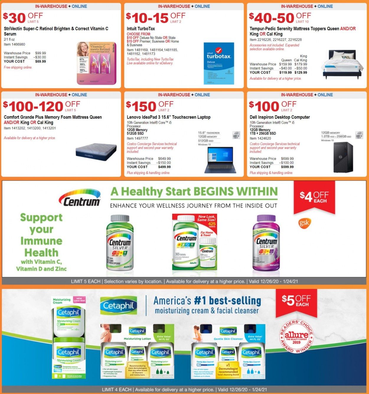 Costco Weekly Ad Flyer December 26 to January 24