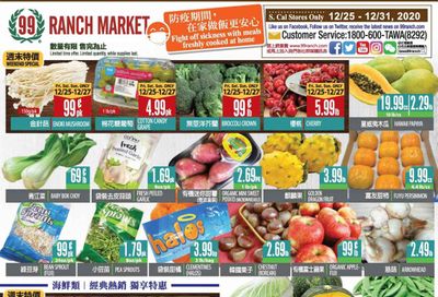 99 Ranch Market (CA) Weekly Ad Flyer December 25 to December 31