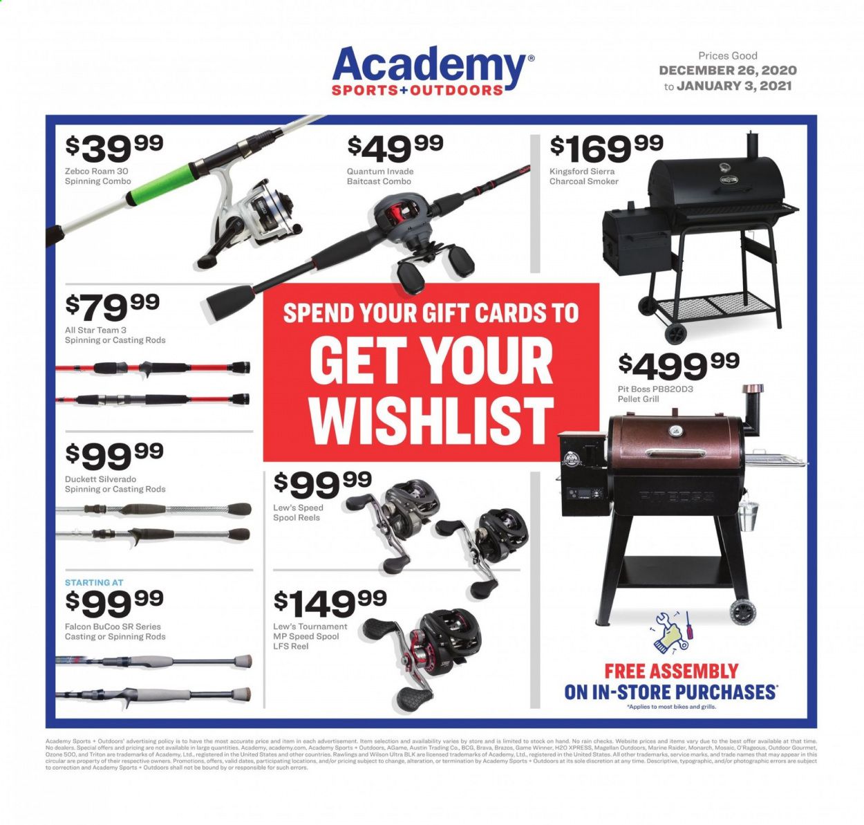 Academy Sports Weekly Ad Flyer December 26 to January 3