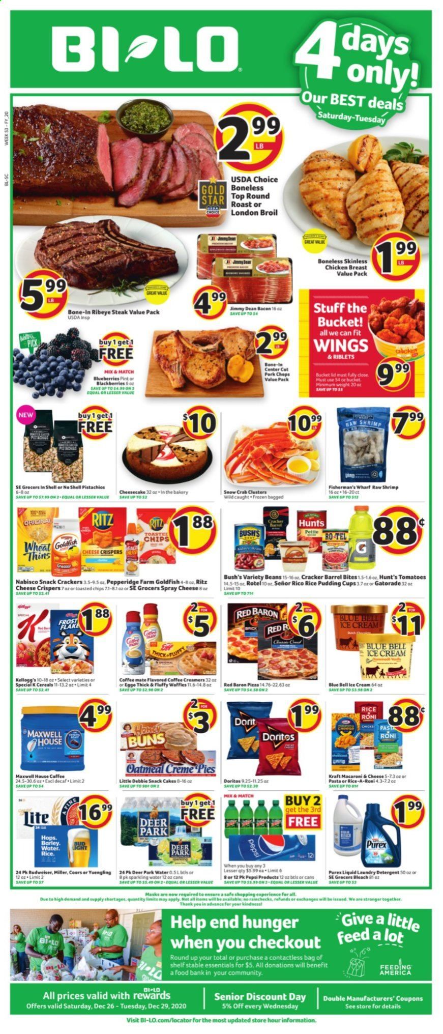 BI-LO Weekly Ad Flyer December 26 to December 29