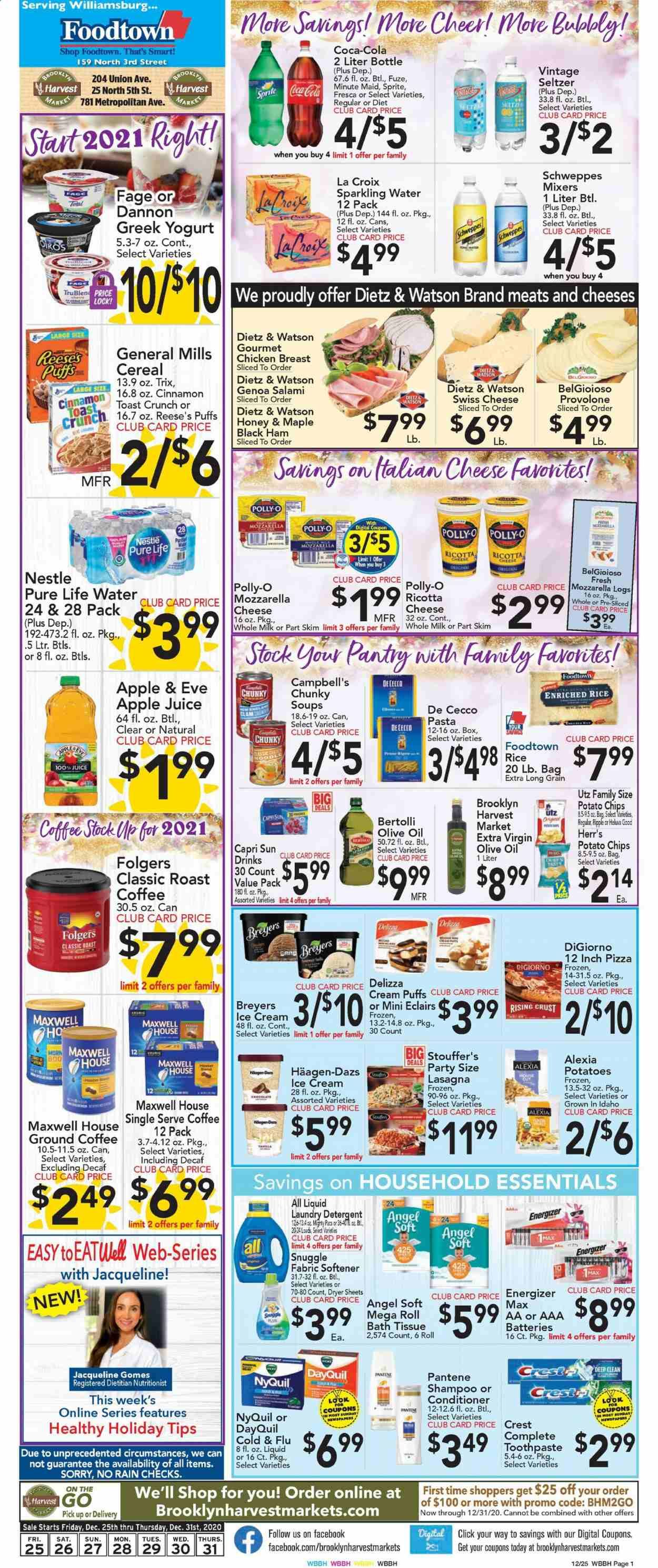 Foodtown (NJ, NY, PA) Weekly Ad Flyer December 25 to December 31