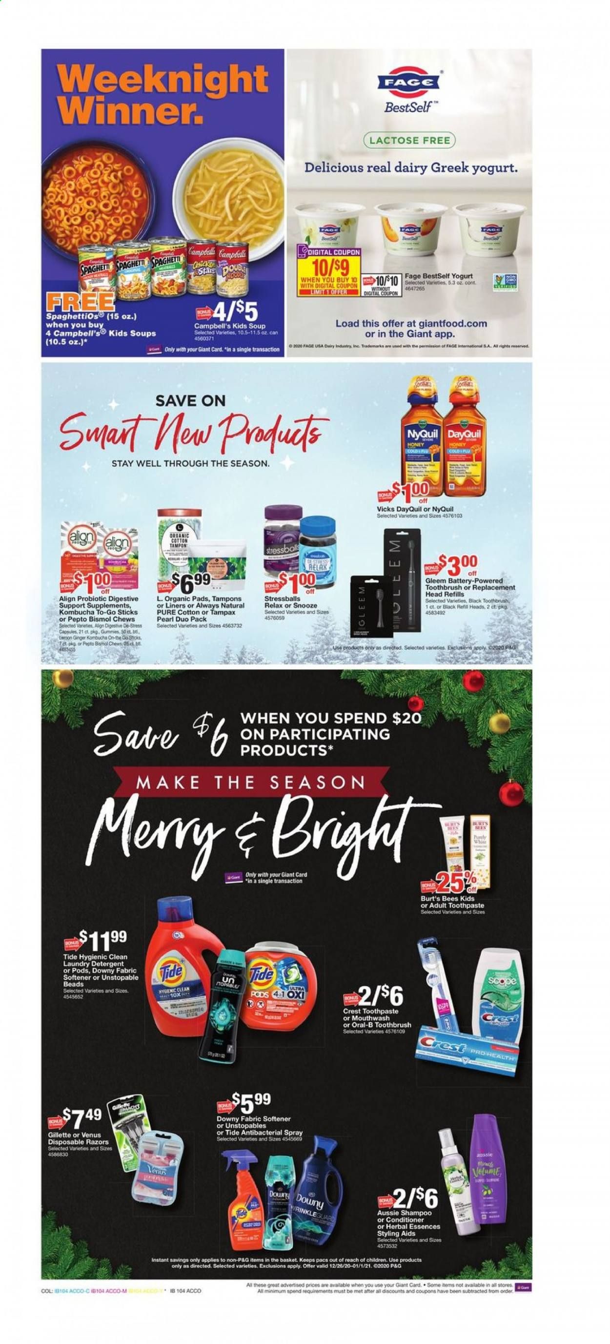 Giant Food Weekly Ad Flyer December 26 to January 1