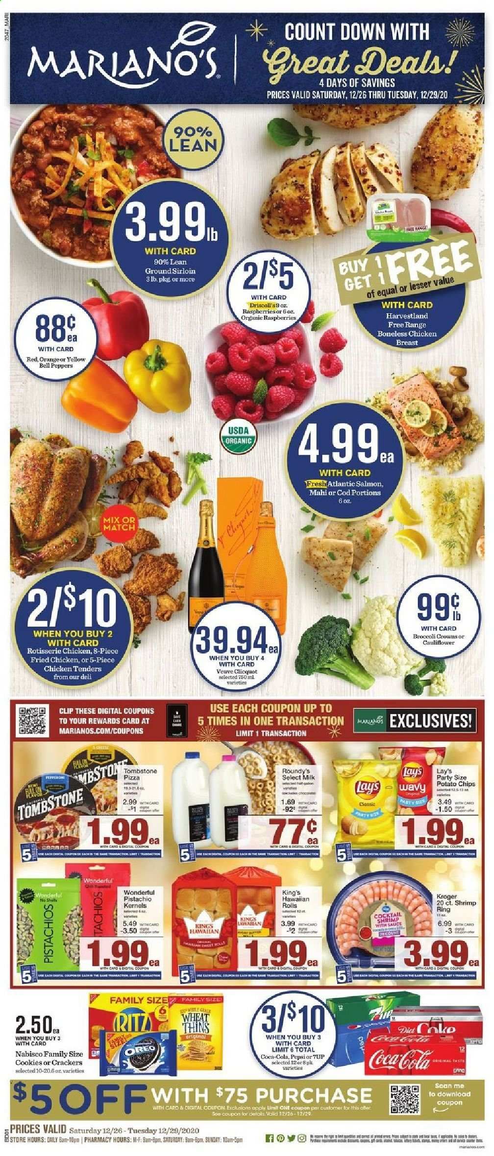 Mariano’s Weekly Ad Flyer December 26 to December 29