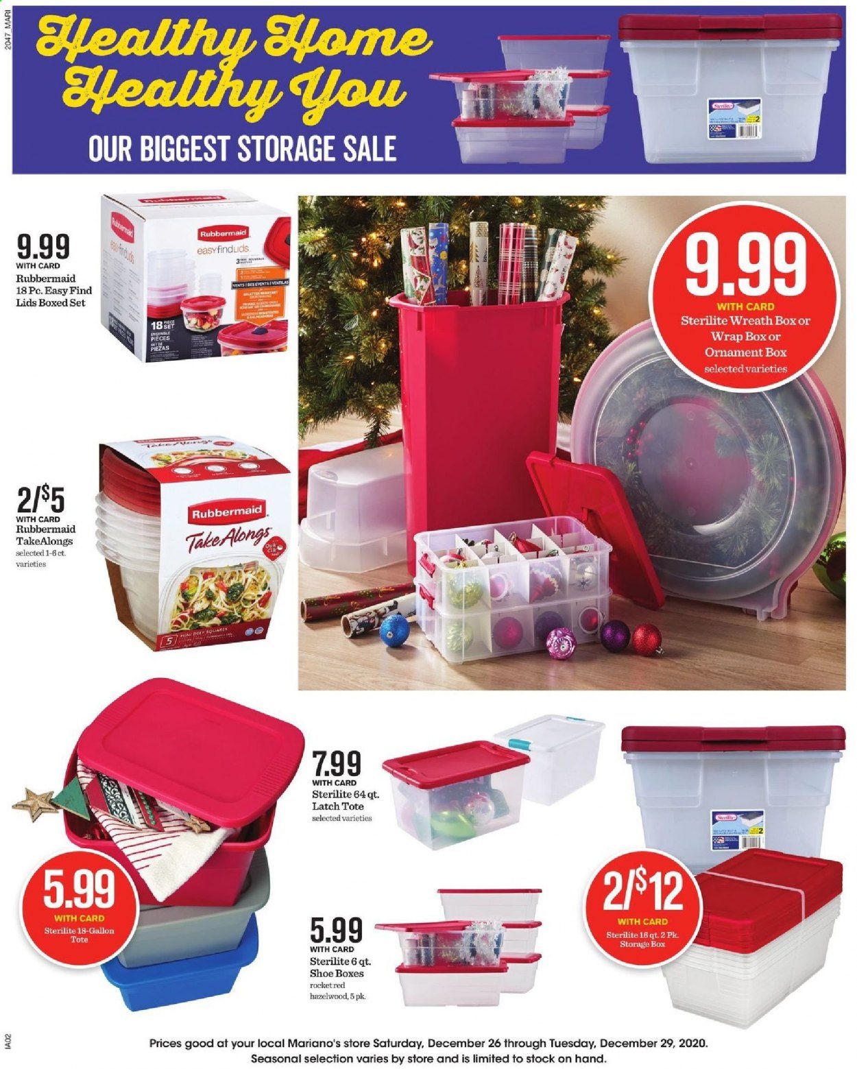 Mariano’s Weekly Ad Flyer December 26 to December 29